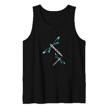 Discover Dragonfly Tribal Dragon Fly Tattoo Art Tank Tops