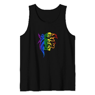Discover Hispanic LGBTQ Pride Aztec Eagle Warrior Tank Tops