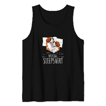Discover Dog Saint Bernard Official Sleep Tank Tops
