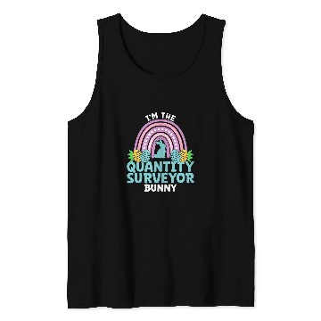 Discover Happy Easter Day Im the Quantity Surveyor Bunny Tank Tops