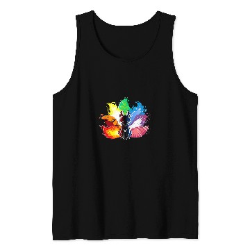 Discover Fox Lover Beatiful elemental kitsune fox japan spirit Tank Tops