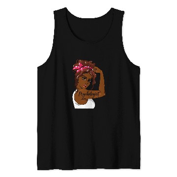 Discover Black History Pin Up Rosie The Riveter Psychologist Tank Tops
