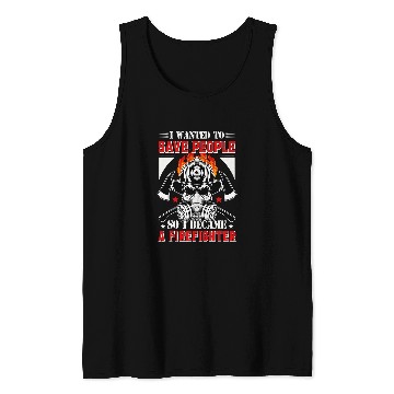 Discover Fireman Firefighter Fireman Cool Graphics Firefighter Plus Size 283 Firemen Tank Tops