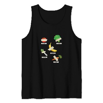 Discover Backprint Banana 120000 Banana Artwork Tank Tops