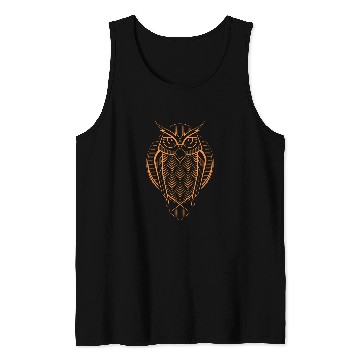 Discover Deco Art Owl Tank Tops