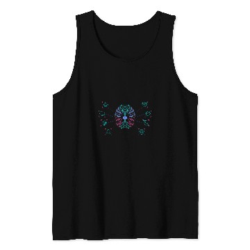 Discover Artificial Intelligence Brain Icon Illustration Future Tank Tops