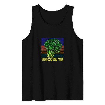 Discover Broccoli Yes Funny Vegetable Gardener 3 Tank Tops