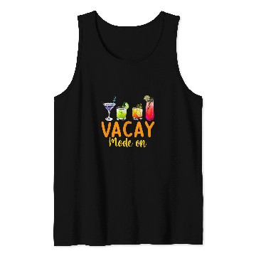 Discover Cruise Ship Vacay Mode On Funny 1 Tank Tops