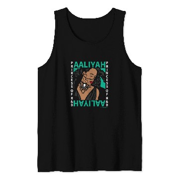 Discover Aaliyah Illustration Square Tank Tops