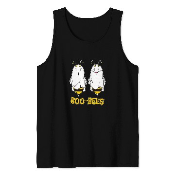 Discover Halloween Boo Bees Pun Funny Cool Tank Tops
