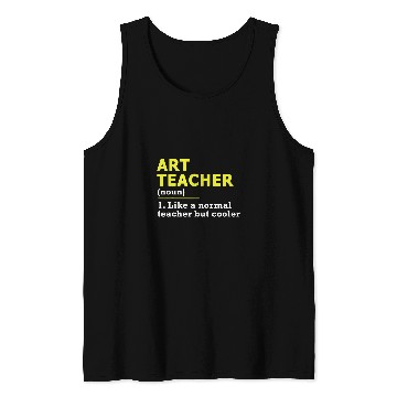 Discover Funny Art Teacher Tank Tops