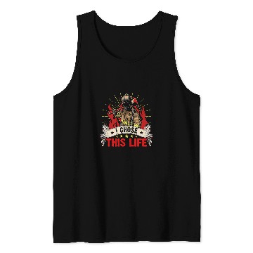 Discover Fireman Firefighter Red Line American Flag Cool Firefighter Plus Size 289 Firemen Tank Tops