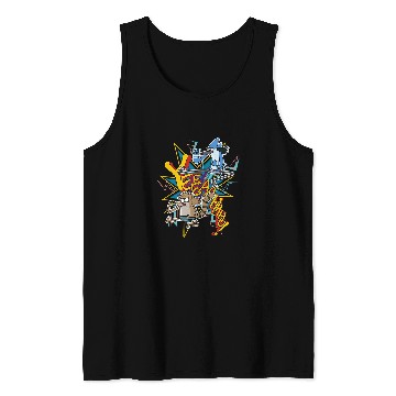 Discover Regular Show Yeeaahhhu Karate Kick Tank Tops