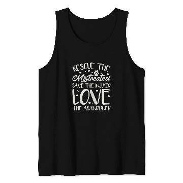 Discover Animal Shelter Volunteer Rescue the Mistreated 2 Tank Tops