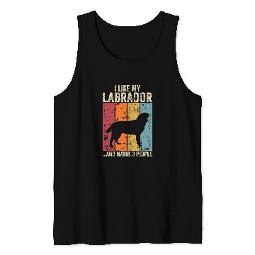 Discover Labrador Lab Dog Labrador and maybe 3 people dogs Tank Tops