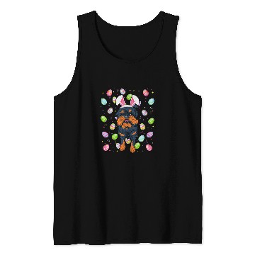 Discover Easter Egg Lover Funny Brussels Griffon Dog Easter Sunday Tank Tops