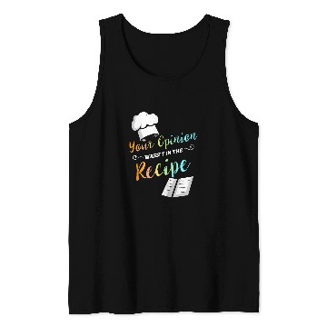 Discover Lunch Lady Your Opinion School Cafeteria Worker Tank Tops