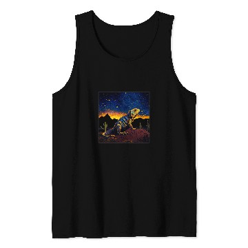 Discover Surrealism Starry Night Chuckwalla Tank Tops
