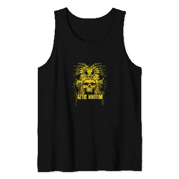 Discover Aztec Warrior King Mexico Native Aztec Art Mayas 2 Tank Tops