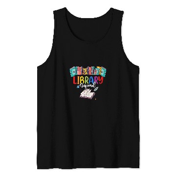 Discover Reading Book Library Squad Funny Librarian Bookworm Reading Book Lovers Reader Tank Tops