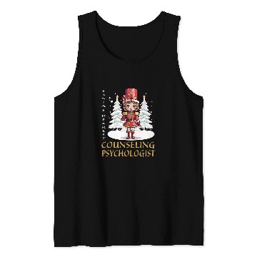 Discover Counseling Psychologist Christmas Classic Female Nutcracker Tank Tops