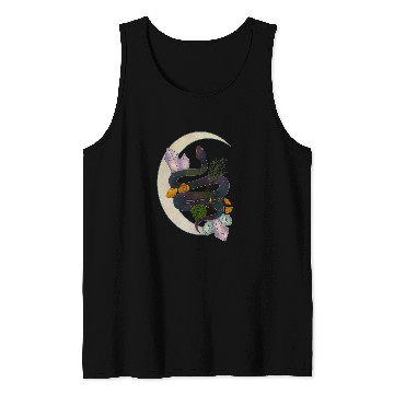 Discover Crystal Moon Serpent Tank Tops