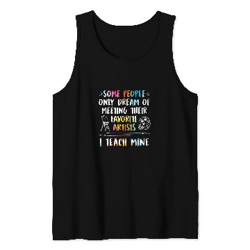 Discover Cute and Funny Art Teacher Appreciation Gift Tank Tops