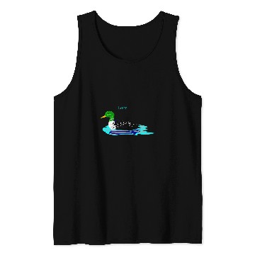 Discover Greenheaded Loon Bird Lover Art Illustration Tank Tops
