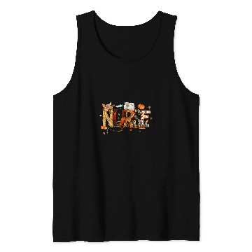 Discover Nursing nurses Autumn Fall Thanksgiving Pumpkin Fall Vibes 18 Tank Tops
