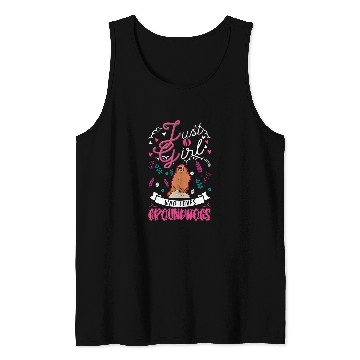 Discover Groundhog Girl Marmot Woodchuck Tank Tops