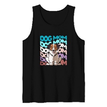 Discover Cool Australian Shepherd Aussie Dog Mom Retro vintages Dog Tank Tops