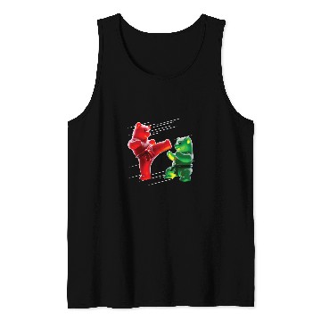 Discover Gummy Bear Ninja Gummy Bear Karate Gummy Bear Tank Tops