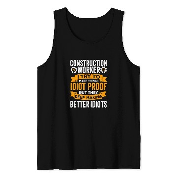 Discover Construction worker labor day tee for womenmen Labor day Tank Tops