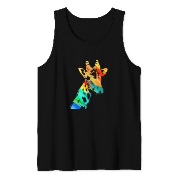 Discover Giraffe funny gift Tank Tops