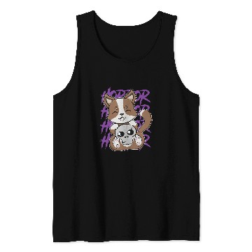 Discover Cute Australian Shepherd With Magic Item For Witchcore Tank Tops