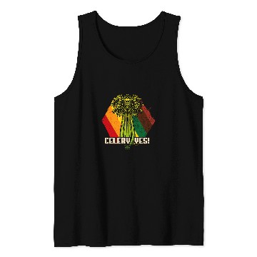 Discover Celery Yes Funny Vegetable Gardener 3 Tank Tops