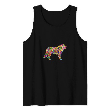 Discover Colorful Polka Dot Bernese Mountain International Dot Day Tank Tops