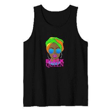 Discover Black Queen Sunglasses African American Woman Art by VERED Tank Tops