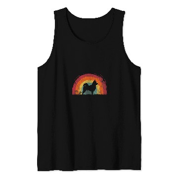 Discover Chi Chi vintages Rainbow Dog Men Women Tank Tops