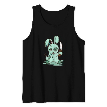 Discover Rabbits Kawaii Pastel Goth Bunny Voodoo Occult Rabbit Aesthetic Tank Tops