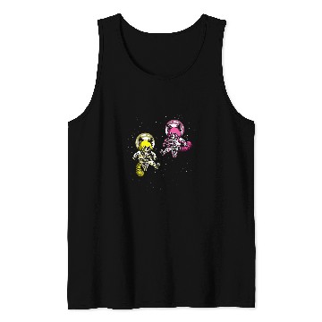 Discover Funny Bear Red Panda Bear Animal Lover Space Cosmonaut Explorer Cute Bears Tank Tops