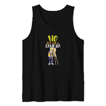 Discover Land Surveyor No Camera Tank Tops