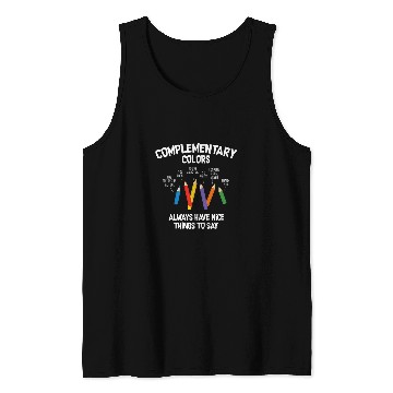 Discover Complementary Colors Funny Art Teacher Tank Tops