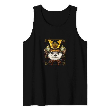 Discover Otters Samurai Otter Warrior Samurai Otter Animal Lovers 220 Tank Tops