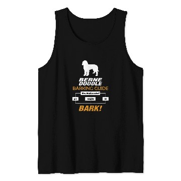 Discover Bernedoodle Barking Guide Pet Lovers Gift Tank Tops