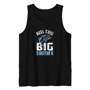 Discover Fishing Reel Cool Big BrotherSiblings239 Fisher Hook Fisher Tank Tops