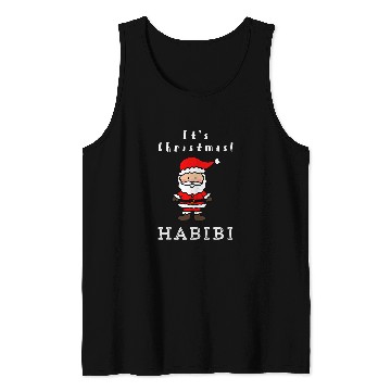 Discover Its Christmas Habibi Arabic Tank Tops