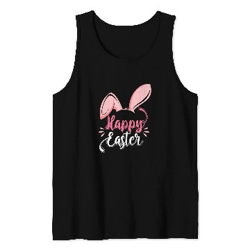 Discover Rabbits Kawaii Ears Rabbit Bunny Happy Easter Sunday Tank Tops