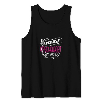 Discover Licensed Psychologist Congratulations Tank Tops