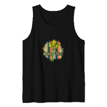 Discover Celery Yes Funny Vegetable Gardener 4 Tank Tops